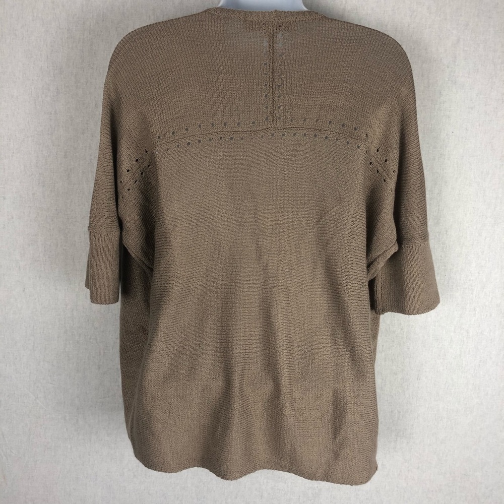Loft Tan Knit Lightweight Shrug Size Small - Picture 2 of 7